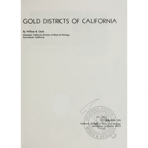 More information about "Gold Districts of California"