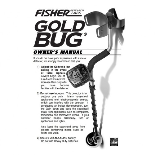 More information about "Fisher Gold Bug User Guide"