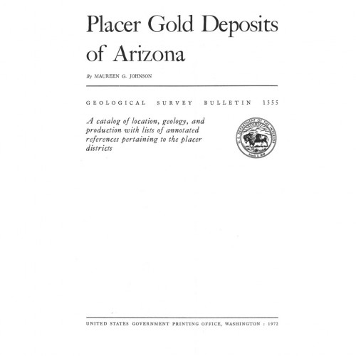 More information about "Placer Gold Deposits of Arizona"
