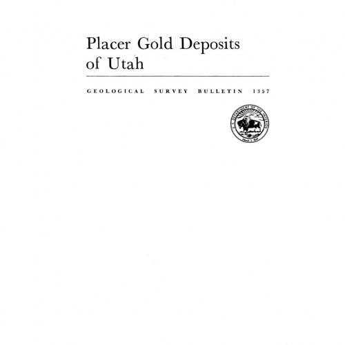 More information about "Placer Gold Deposits of Utah"