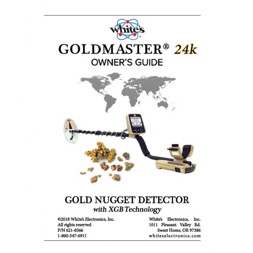 More information about "White's Goldmaster 24K Quick Start Guide"
