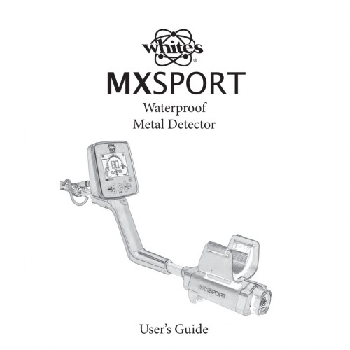 More information about "White's MX Sport User Guide"
