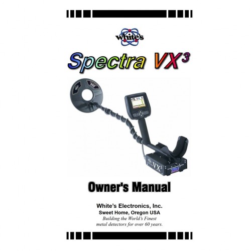 More information about "White's Spectra VX3 User Guide"