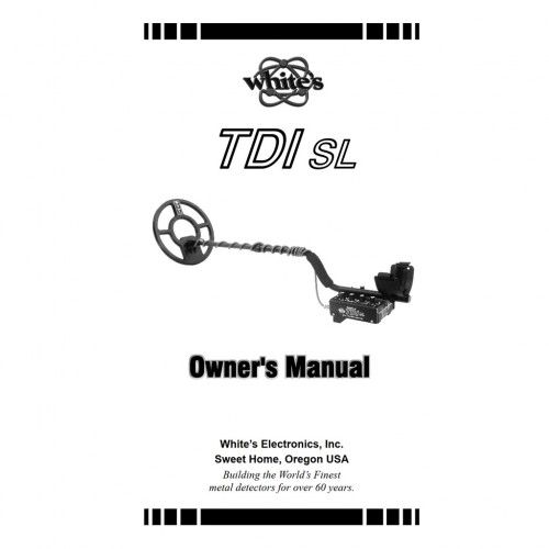 More information about "White's TDI SL User Guide"