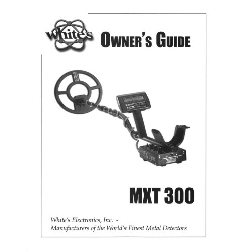 More information about "White's MXT 300 User Guide"