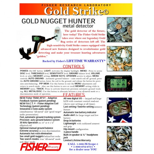More information about "Fisher Gold Strike Brochure"