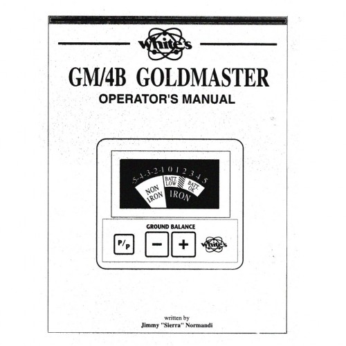 More information about "White's Goldmaster 4B User Guide"