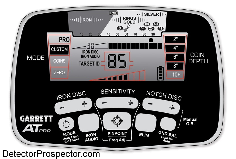 Garrett Metal Detector Comparison Chart