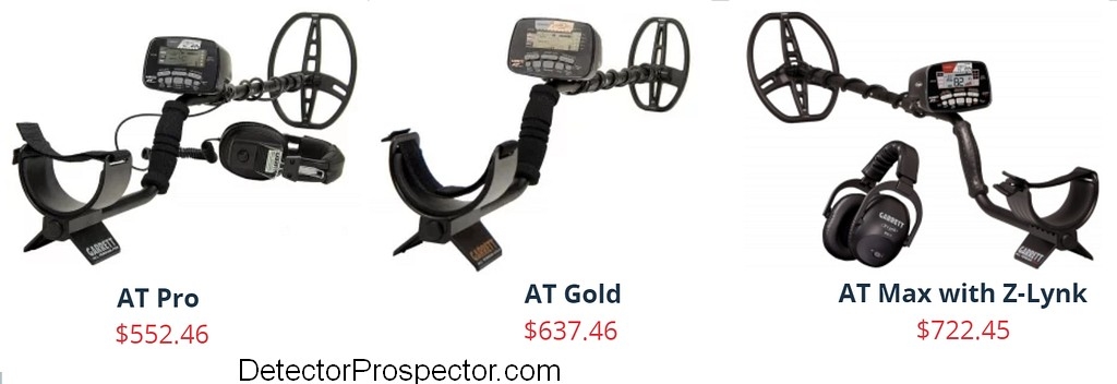 Garrett Metal Detector Comparison Chart