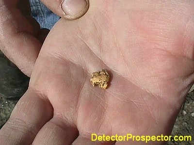 Will's nugget, found with Minelab SD 2200D