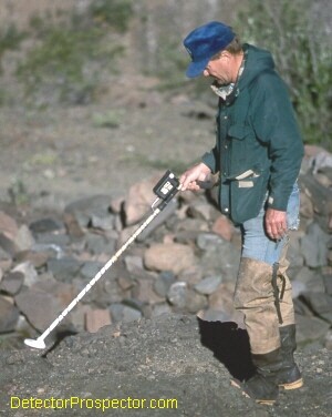 Bud Herschbach with Fisher Gold Bug