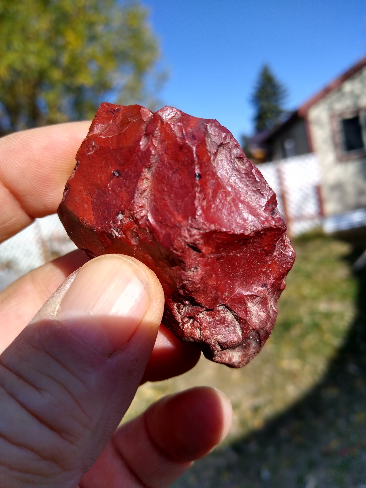 At accelerere dinosaurus bekymring Is This Red Obsidian? - Rocks, Minerals, Gems & Geology -  DetectorProspector.com